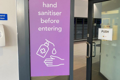 Sanitiser-sign
