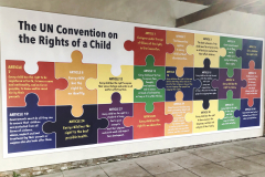 UN Rights of a Child banner